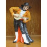 ROYAL CROWN DERBY GLAZED CERAMIC FIGURE,