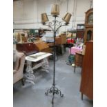 CAST IRON STANDARD LAMP