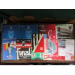 APPROXIMATELY TWELVE LIVERPOOL EUROPEAN FINALS PROGRAMMES AND ALSO 1964-65 LFC vs REYKJAVIK (FIRST