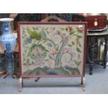 EMBROIDERED FIRE SCREEN