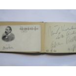 ALBUM OF AUTOGRAPHS MAINLY EARLY/MID 20th CENTURY FAMOUS CLASSICAL MUSICIANS AND COMPOSERS