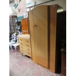 SINGLE DOOR WARDROBE AND CHEST