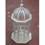 VINTAGE PAINTED BIRD CAGE