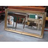 LARGE GILDED MIRROR,