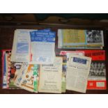 APPROXIMATELY THIRTY VARIOUS FOOTBALL PROGRAMMES,