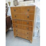 TALL SIX DRAWER BEDROOM CHEST