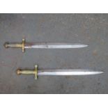 TWO SIMILAR VICTORIAN SWORDS