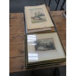 VARIOUS ENGRAVINGS AND PRINTS