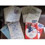 APPROXIMATELY NINETY-ONE TRANMERE ROVERS FC PROGRAMMES,