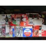 APPROXIMATELY SIXTEEN SEMI-FINAL PROGRAMMES, MAINLY RELATING TO LIVERPOOL AND MANCHESTER UNITED,