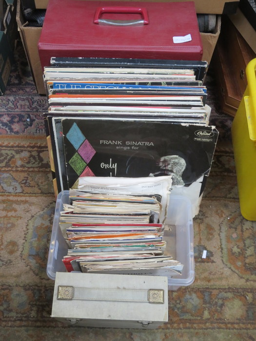 PARCEL OF VINYLS AND LPS