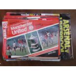 APPROXIMATELY SIXTEEN SEMI-FINAL PROGRAMMES, MAINLY RELATING TO LIVERPOOL AND MANCHESTER UNITED,