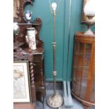 VINTAGE BRASS EXTENDING STANDARD LAMP