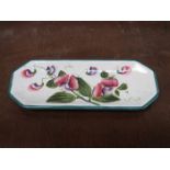 WEMYSS FLORAL DECORATED RECEIVER