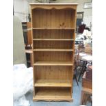 MODERN PINE OPEN BOOKSHELVES