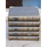 FIVE VOLUMES THE WORKS OF SAMUEL JOHNSON,