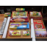 QUANTITY OF VARIOUS BOXED CORGI CLASSIC CIRCUS MODELS AND CIRCUS RELATED POSTERS,