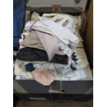 LARGE QUANTITY OF LINENS AND EVENING GLOVES, ETC.