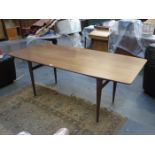 1970s SCANDINAVIAN STYLE DINING TABLE BY A.