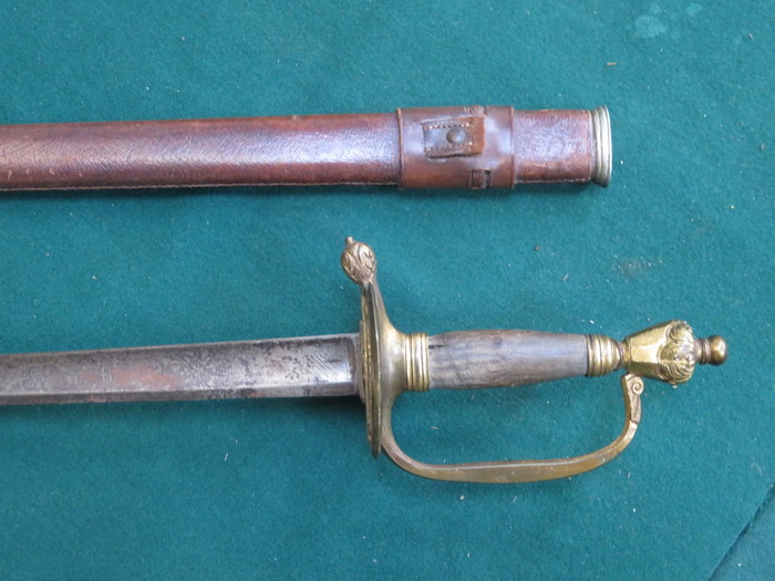 1796 PATTERN INFANTRY OFFICER'S SWORD (BLADE AT FAULT)