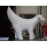 SUPERLAMBANANA - RARE LARGE SIZE MODEL IN PLAIN WHITE, POSSIBLY A GARDEN MODEL,