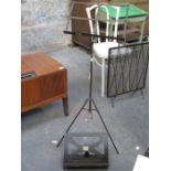 TWO VINTAGE MUSIC STANDS