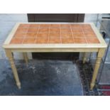 TILE TOPPED KITCHEN TABLE