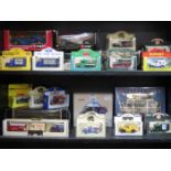 PARCEL OF BOXED DIECAST VEHICLES INCLUDING BURAGO, CORGI AND LLEDO, ETC.