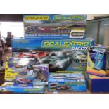 PARCEL OF MODERN SCALEXTRIC AND SCALEXTRIC DIGITAL RACING SETS AND ACCESSORIES