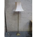 MODERN BRASS COLUMN FORM STANDARD LAMP