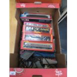 PARCEL OF VARIOUS OO GAUGE TRAIN ACCESSORIES, LAYOUT TRACK,