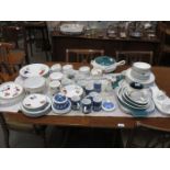 SUNDRY CERAMICS INCLUDING ROYAL WORCESTER, DENBY AND RYE POTTERY, ETC.