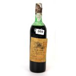 A bottle of 1978 vintage Frei Joao Barriada Portuguese wine.