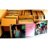 A large quantity of 33 RPM LP records.
