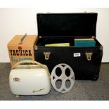 A cased Zeiss Ikon cine projector and Yashica editor