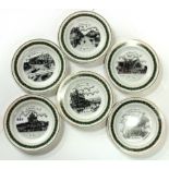 A set of six Southend on Sea limited edition collectors plates.