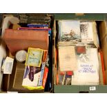 Two boxes of Naval and Marine related ephemera and other items.