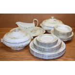 A Wedgwood Westbury pattern bone china dinner service.