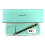 A Tiffany & Co presentation ballpoint pen.