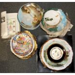 A large quantity of collector's plates, many with certificates.