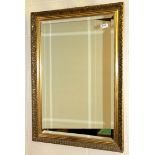 A gilt framed mirror, 61 x 86cm.