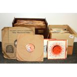 A quantity of RPM records.