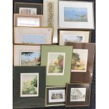 A quantity of mixed framed prints.