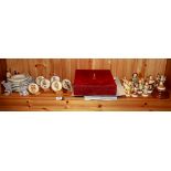 A quantity of Hummel plates, Christmas decorations and figurines.