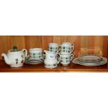 A Royal Doulton Tapestry pattern tea set.