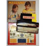 A quantity of boxed Meccano.