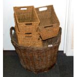 A quantity of useful baskets.