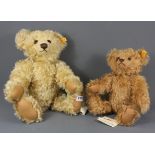 Two Steiff teddy bears, largest 46cm.