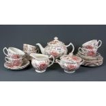 A Johnson Brothers vintage tea set.