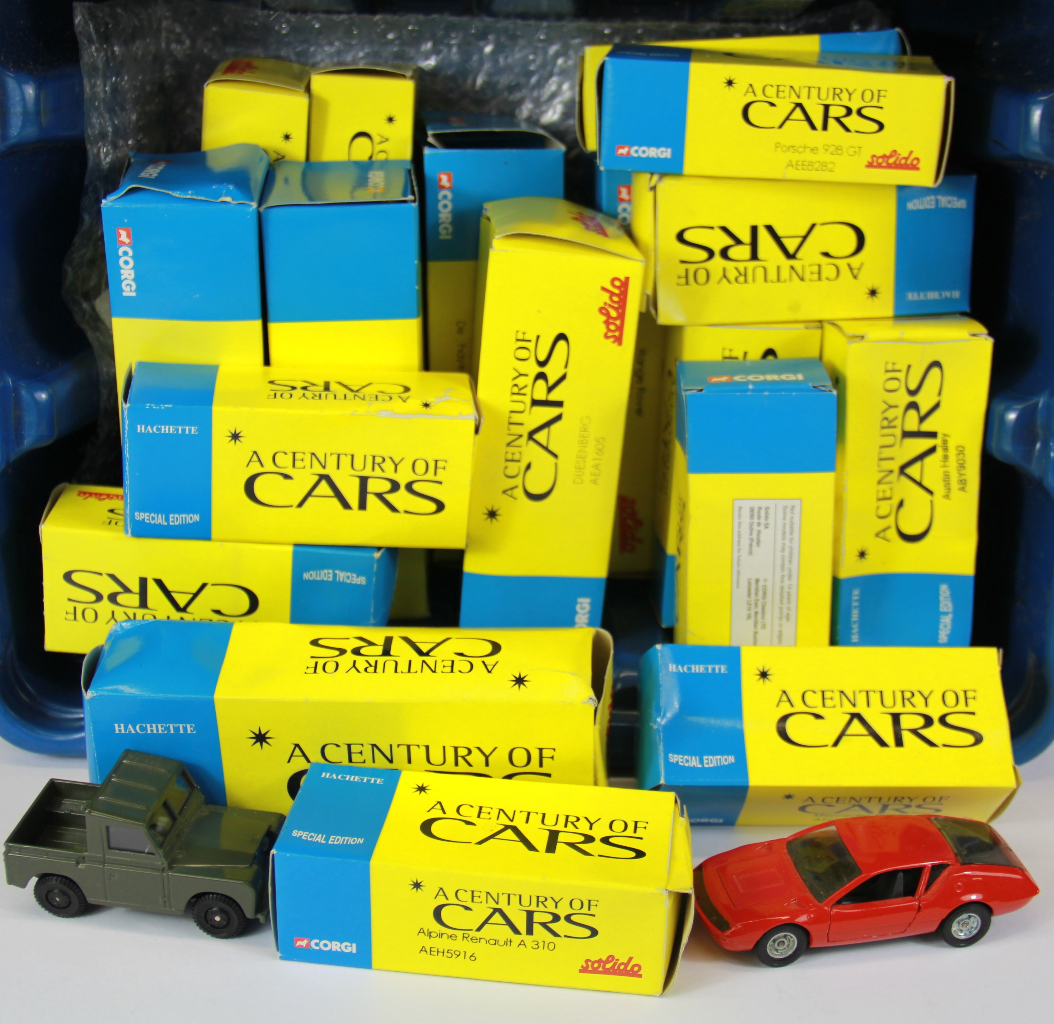 A quantity of Soledo die cast model vehicles.